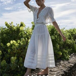 DOEN Sebastiane white skirt size S excellent condition